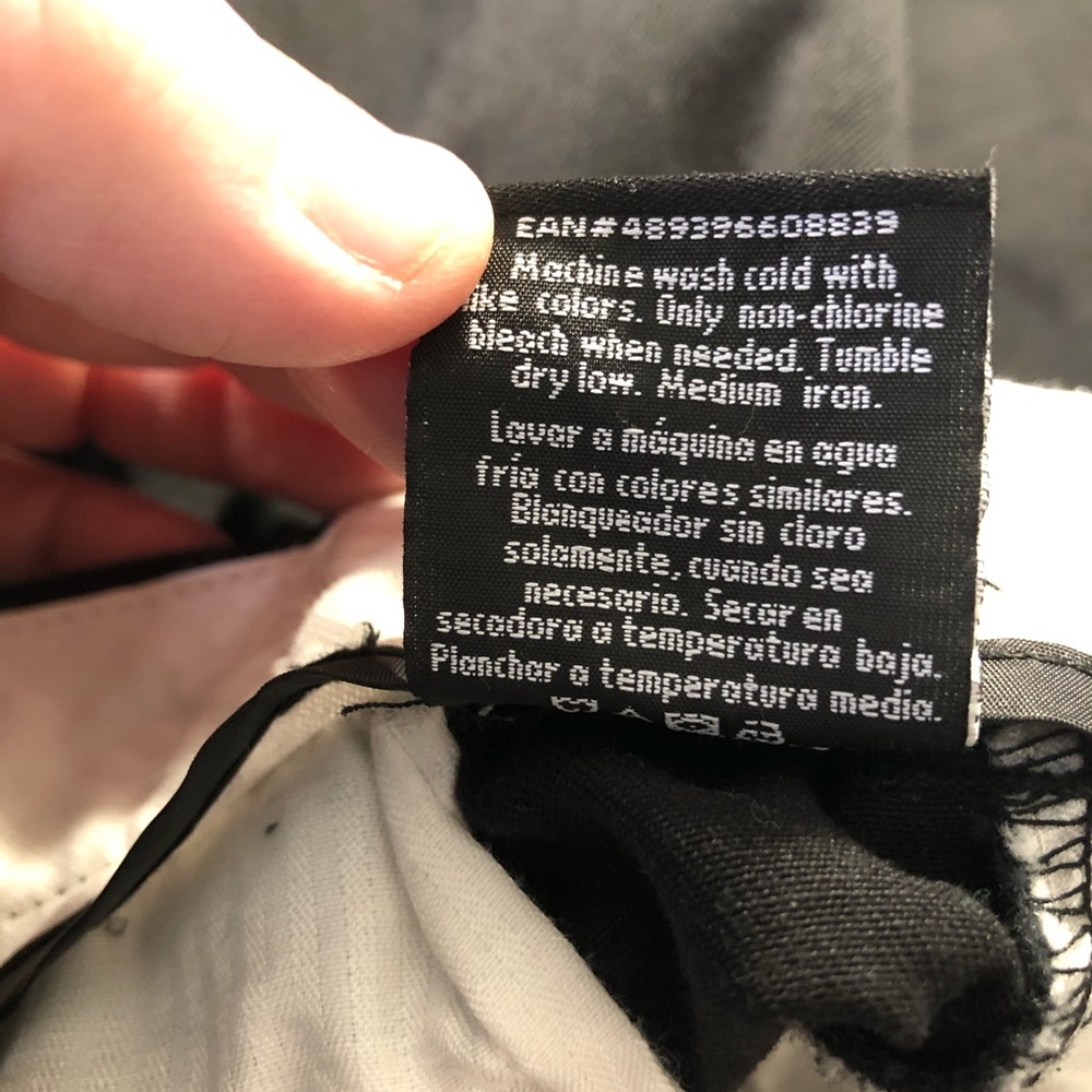 Men's Black Khaki Pants - Picture 5 of 5